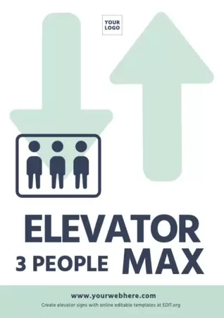 Edit an elevator sign