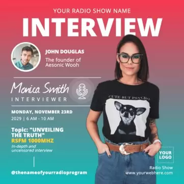 Edit a Radio show poster