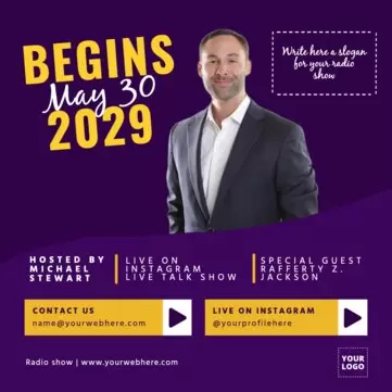 Edit a Radio show poster