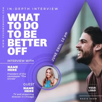 Edit a Radio show poster