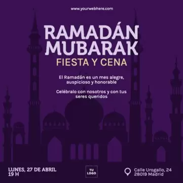 Edita un diseño de Ramadán