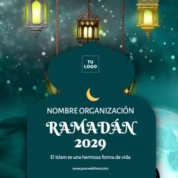 Edita un diseño de Ramadán