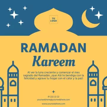 Edita un diseño de Ramadán