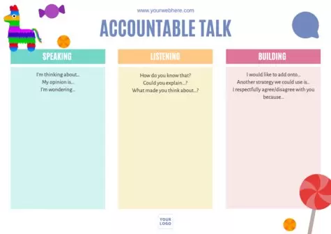 Edite um cartaz  sobre conversa responsável 