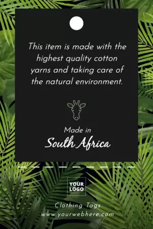 Edit a Clothing Label template