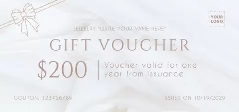 Create a gift voucher