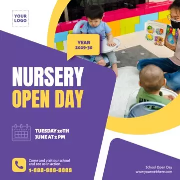 Edit a daycare flyer template