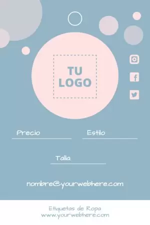 Edita una etiqueta de ropa