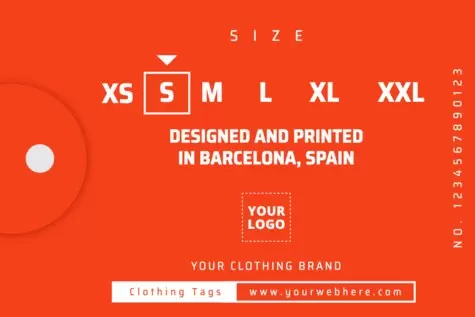 Edit a Clothing Label template