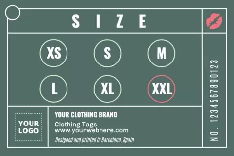 Edit a Clothing Label template