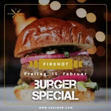 Bearbeiten eine Burgerladen Vorlage