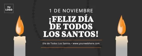 Edita un cartel de Todos los Santos