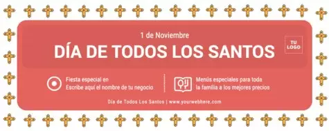 Edita un cartel de Todos los Santos
