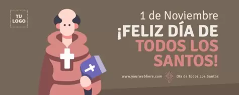 Edita un cartel de Todos los Santos