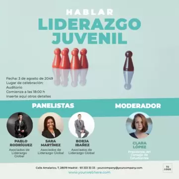 Edita un flyer de Orador Motivacional