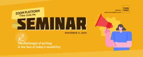Edit a Seminar banner design