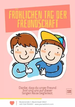 Bearbeite einen Flyer