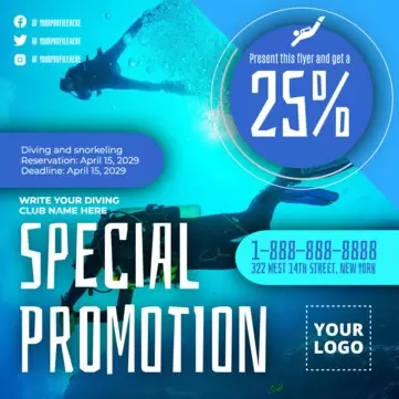 Edit a diving banner