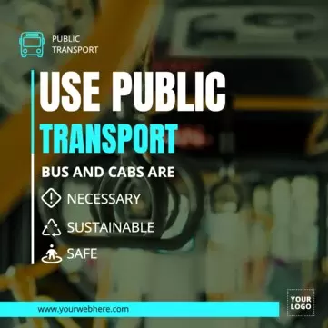 Modifier une affiche sur les transports publics