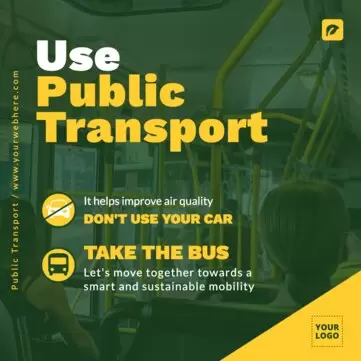 Edit a Public Transport poster