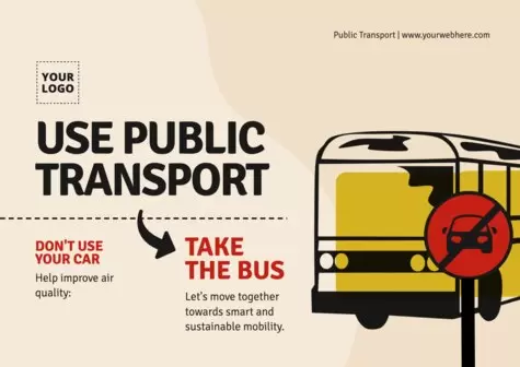 Edit a Public Transport poster