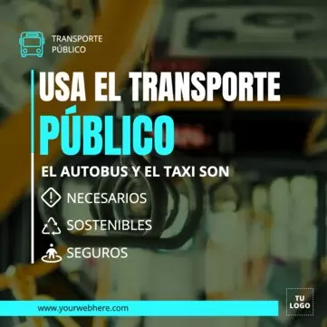Edita un cartel de Coge el Bus