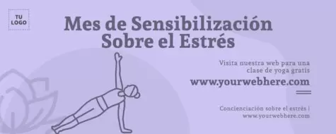 Edita un diseño sobre el estrés