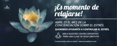 Edita un diseño sobre el estrés