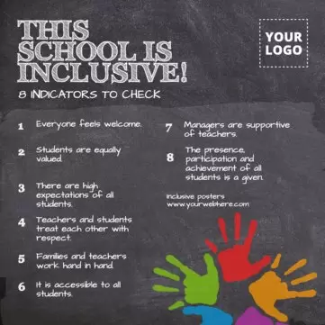 Edit an inclusive poster