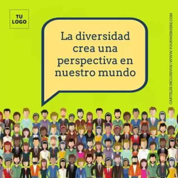 Edita flyers de la Diversidad Cultural