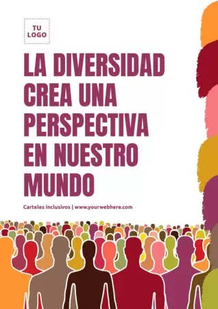 Edita un cartel de diversidad