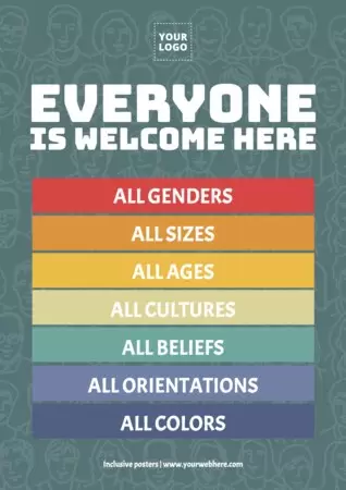 Edit an inclusive poster