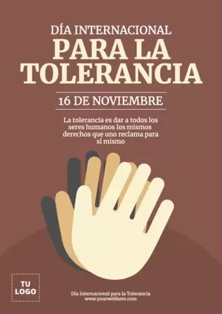 Edita un cartel de Tolerancia