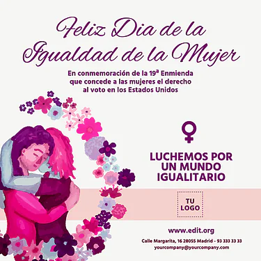 Edita una plantilla para redes sociales