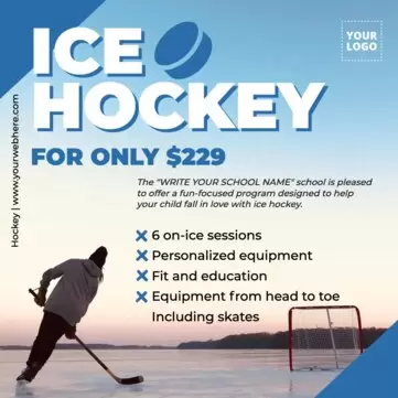 Edit a Hockey poster