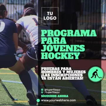 Edita un diseño de Hockey