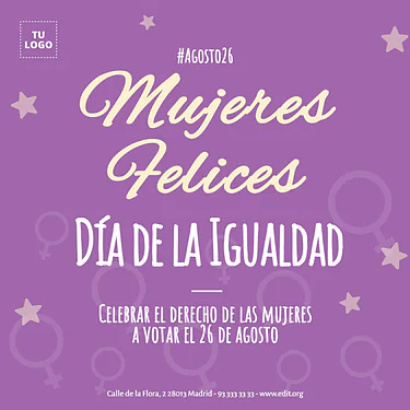 Edita una plantilla para redes sociales