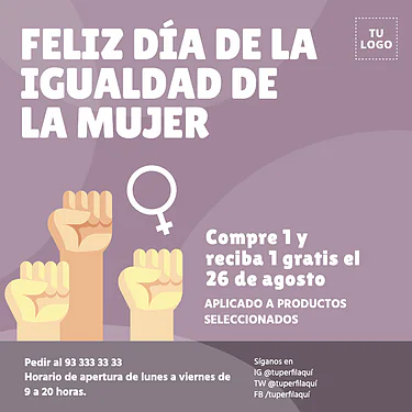 Edita una plantilla para redes sociales