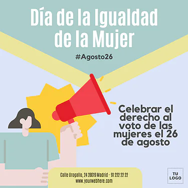 Edita una plantilla para redes sociales