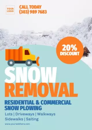Edit a design for snow removal services