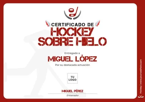 Edita un diploma deportivo