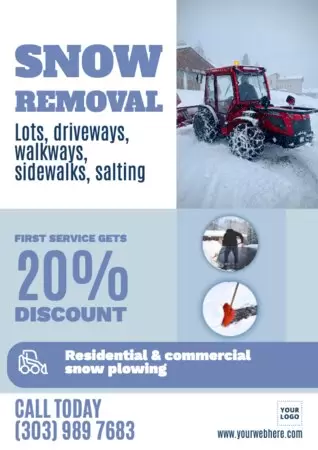 Edit a design for snow removal services
