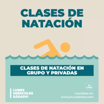 Editar un anuncio para clases de natación