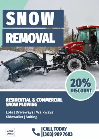 Edit a design for snow removal services