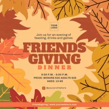 Edit an autumn flyer template