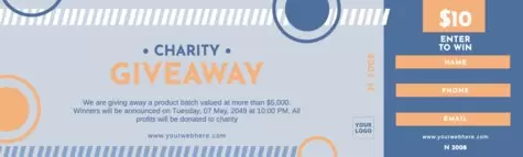 Printable Raffle Ticket Templates