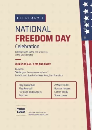 Edit a Freedom Day banner