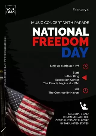 Edit a Freedom Day banner
