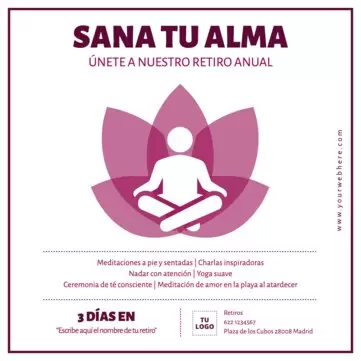 Editar una plantilla de Yoga o Pilates