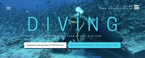 Edit a diving banner